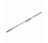 Fafeicy Riel Guía Lineal en Miniatura MGN12 de 550 Mm, Acero para Rodamientos con 2 Bloques Deslizantes MGN12C para Máquinas CNC e Impresoras 3D