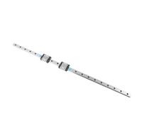 Fafeicy Riel Guía Lineal MGN12 con Acero para Rodamientos, 500 Mm de Longitud y 2 Bloques Deslizantes MGN12B para Aplicaciones CNC e Impresoras 3D