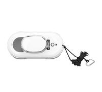 Fafeicy Robot de Limpieza de Ventanas, Limpiador de Vidrio Automático con Potencia de Succión de 5600pa, Planificación de Ruta AI, Control Remoto para el Hogar y la Oficina de Gran (Enchufe de la