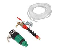 Fafeicy Rociador de Agua para Quitar el Polvo de la Máquina Cortadora, Boquilla del de Nebulización de Cobre de Acero Inoxidable con Manguera y Junta Universal, Control de Polvo para Amoladora