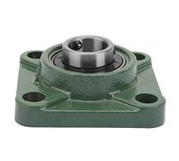 Fafeicy Rodamiento de Chumacera UCF205, Base Sólida de Acero, Poco Ruido, 30 Mm/25,4 Mm para Aplicaciones Industriales (UCF205-16)