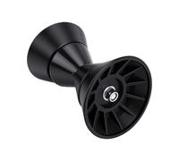 Fafeicy Rodillo de Proa para Remolque de Barco Conjunto de Rodillo de Remolque para Barco de PU con Eje de 1,2 Pulgadas Las Campanas de Extremo de de 3 Pulgadas Ayudan a Guiar el (Black)