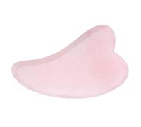 Fafeicy Rose Quartz Gua Sha Tool Instrumento Pink Facial Massage para el Cuidado de la Piel y la Rutina de Bienestar