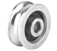 Fafeicy Rueda de Cojinete para el Bloque de Polea - Rueda de Guía de Elevación de Alta Resistencia 28 Mm 32 Mm 48 Mm 56 Mm - Rueda de Rodillo Liso para Almacén de Construcción (Diámetro 28 mm)