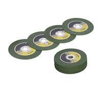 Fafeicy Ruedas de Corte de Resina Discos de Corte de 107 Mm y 4,2 Pulgadas con Malla de Doble Capa y Anillo de Acero para Cortar Materiales Sólidos, Tuberías, Hierros Angulares