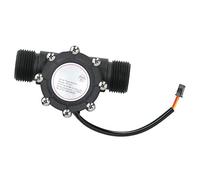 Fafeicy Sensor de Flujo Medidor de Flujo de Agua Contador Medidor de Efecto Hall G1in Rosca Macho DC5-24V para Piscinas, Industria Petroquímica, Control de Riego de Jardines de Tierras