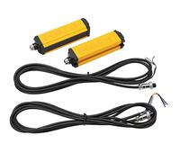 Fafeicy Sensor de la Luz del Cortina de Luz Infrarroja Sensor de Pantalla de Luz de Seguridad, con Protección IP65 Anti-interferencia