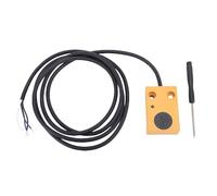 Fafeicy Sensor de Nivel de Agua sin, Detector de Líquido Capacitivo NPN con Clasificación IP65 con Zumbador e Indicador, para Tanques de Cerámica de Vidrio de Plástico Temperatura de