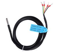 Fafeicy Sensor de Temperatura Digital y Humedad del Suelo Sondeo de Acero Inoxidable Impermeable para el Monitoreo de la Sala de Computadoras Estación Meteorológica de HVAC (Sht35)