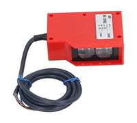 Fafeicy Sensor Fotoeléctrico de Reflexión Difusa Interruptor Fotoeléctrico ABS Distancia de Detección de 6 M 220 VCA IP54 Respuesta Rápida para Robot Prevención de Obstáculos Línea de Ensamblaje