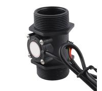 Fafeicy Sensor Hall Medidor de Agua Plástico YF DN40 Sensor de Agua de Alta Sensibilidad 5-150L Min 47 Mm Rosca Macho para Calentadores de Dispensadores