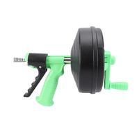 Fafeicy Serpiente de Barrena de Drenaje Profesional, Herramienta Manual y con Taladro para Quitar Obstrucciones para Tuberías de 50 a 75 Mm, Limpia Eficazmente el Cabello y los Desechos (Resorte de