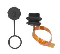Fafeicy SIM Socket Cable Flexible, 20 Cm PA66 Panel de Latón Montaje SIM Tarjeta de Ranura Extensión de la Tarjeta de Femenina Al Macho