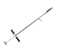 Fafeicy Sonda de Muestreo de Suelo Acero Inoxidable, 105 Cm de Longitud, 50 Mm de Boca, Muestreador de Suelo Profesional con Pedal
