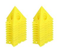 Fafeicy Soporte de Cono, Elevador de Cono, Soportes de Pirámide de Pintor de 20 Piezas, Soporte de Cono, Juego de Plástico de Elevador de Pirámide para Puerta de Gabinete de Lona