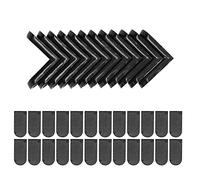 Fafeicy Soporte de Esquina, Sujetador de Soportes de ángulo Recto de Nailon para Muebles, Soportes de Estante Resistentes para Gabinetes, Tamaño de 54x54mm