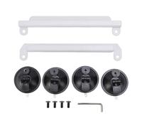 Fafeicy Soporte de Ventosa para Mini Dispositivo de Señal Satelital Soporte de Metal Resistente con Cuatro Ventosas para Techo Corredizo de Automóvil Parabrisas Kit de Montaje de Acero