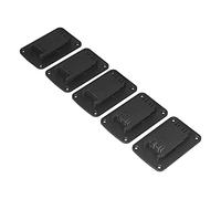 Fafeicy Soporte del Soporte del Soporte del Soporte de Montaje de Batería de 5 Piezas para Herramientas de Alimentación de Batería de Litio M18 18 V con 4 Agujeros de Tornillo ABS ABS (Black)