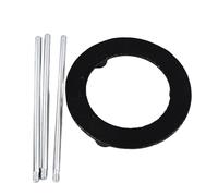 Fafeicy Soporte para Lámpara de Laboratorio, Quemador de Trípode de Hierro Fundido con Pantalla de Malla para Experimentos Químicos, 15 Cm de, Ideal para Equipos de Laboratorio y Uso en el Aula