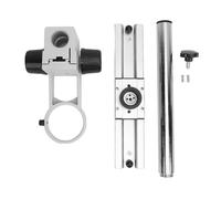 Fafeicy Soporte para Microscopio de Aleación de Aluminio, Ajustable hasta 300 Mm con Riel Deslizante de 295 Mm para Cámara Endoscópica y Microscopio Digital USB