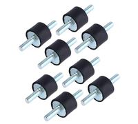 Fafeicy Soportes Aisladores de Goma, Reducción Efectiva de Ruido, Pernos Antivibración, M6 20x15, 8 Piezas para Estabilización de Equipos