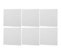 Fafeicy Tablero Absorbente de Sonido de 6 Uds, Paneles Acústicos de Fibra de Poliéster, Silenciador Ignífugo para Estudios de Grabación y Cine en Casa (WHITE)