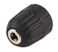Fafeicy Taladro de CHUCK Hex Shank Adaptador 3/8-24UNF Taladro sin Llave CHUCK con Adaptador de Barra de Vástago Hexadecimal de 1/4 Pulgadas para Taladro de Carga de Carga