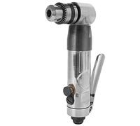 Fafeicy Taladro Neumático para Madera de 3/8 Pulgadas, Taladro de Aire de ángulo Recto de 1500rpm con Marcha Atrás hacia Adelante para Perforar, Pulir, Eliminar óxido, Espacios Estrechos (Estilo de