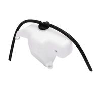 Fafeicy Tanque de Depósito de Refrigerante, Construcción Robusta, Tanque de Desbordamiento del Motor con Tapa y Manguera para Modelos 2009-2014