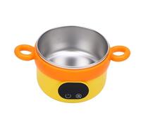 Fafeicy Tazón Calentador de Comida para Bebés Inteligente, Lonchera Eléctrica Inalámbrica de Gran Capacidad de 470 Ml con Acero Inoxidable 304, No Necesita Agua, para Bebés y Niño (YELLOW)