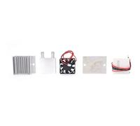 Fafeicy TEC1-12706 Placa de Refrigeración de Semiconductores Módulo de Refrigeración Peltier de 70 W con Bloque de por Agua Ventilador de 12 V CC para Overclocking de PC Proyectos Electrónicos de