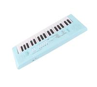 Fafeicy Teclado Musical Piano Eléctrico para Principiantes de 37 Teclas con Micrófono, de Fuente de Alimentación Dual, el Mejor Regalo para Todas las Edades, Entretenimiento para Principiantes (BLUE)