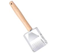 Fafeicy Tenedor para Destapar, Raspador de Miel, Metal Liviano, Resistente a la Oxidación, Fácil de Usar para Destapar Colmenas, de Madera Ergonómico para Apicultores, Menos Desorden que el