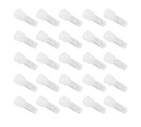 Fafeicy Terminal de Extremo Cerrado, 1000 Piezas Kit de Conector de Cable con Tapa de Engarzado de Nailon Transparente Retardante de Fuego para CE1 CE2 CE5 con AWG 22-10, Cable Marino Automotriz (CE5)