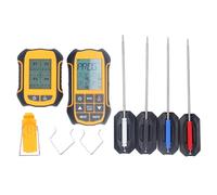 Fafeicy Termómetro de Barbacoa Digital, Herramienta de Cocina de Sonda Inalámbrica con Pantalla de Fondo, Medición Precisa de Temperatura para Chefs de Casas y Amantes de la Parrilla