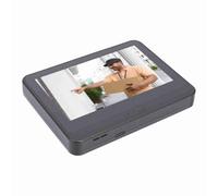 Fafeicy Timbre Visual Inteligente 1080P WiFi Pantalla IPS de 4,3 Pulgadas Cámara de Timbre Gran Angular de 155 con Detección de Movimiento PIR para Seguridad en el Hogar Las 24 Horas