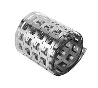 Fafeicy Tira de Acero Niquelado, Lámina de Níquel 1M 0.15x87.5mm 5P para
