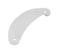 Fafeicy Tiradores Antiguos para Cajones, Pomos de Hierro para Muebles, 8x3,2 Cm, Tiradores para Cajones de Gabinete con 2 Orificios, Paquete de 10 con Superficie Lisa para Gabinetes, Cajas, (WHITE)