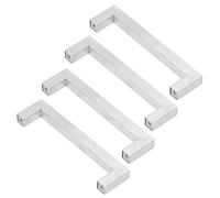 Fafeicy Tiradores para Gabinetes de Cocina de Acero Inoxidable de 12 Mm, Manijas para Gabinetes, Paquete de 30 Tiradores Cuadrados de 5 Pulgadas para Cajones con Plantilla de Montaje de (12**96)