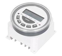 Fafeicy TM619 Smart Switch con Bucle Infinito y Pantalla Digital, 16 Grupos Control de Tiempo, 12V DC 8A Clasificado, para Aparatos de Sala de Estar de Dormitorio