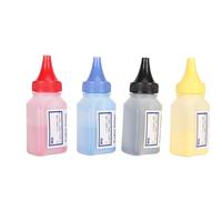 Fafeicy Tóner de Impresión -Replica Alto Rendimiento de la Página Material Confiable 4 Colores Reenvío de Tóner Modelos Compatibles con Polvo para W2090A 119AK W2091A 119AC W2092A 119AY W2093A 119