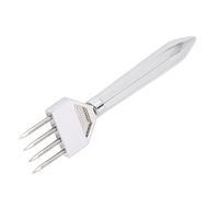 Fafeicy Trituradora de Hielo Manual de Aleación de Zinc, Barra Trituradora de Hielo de Metal Completo, Herramienta para Barra de Cocina, Bar, Restaurante, Construcción de Grado Alimenticio, Control