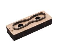 Fafeicy Troquel de Corte de Metal y Cuero, Herramienta Artesanal de Acero de Aleación para Bricolaje, Billetera de Cuero y Fabricación de Cinturones, Ideal para Artesanos (LR-4)