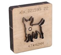 Fafeicy Troquel de Corte para Perros, Molde de Perforación de Cuero de Acero de Aleación con Bordes Lisos para Manualidades y Proyectos de Arte