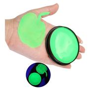 Fafeicy UV Blacklight Neon Fluorescence Face & Body Colors Hipoalergenic Safe para Niños Club de Fiesta de Halloween para Adultos para Festivales 30g Azul (GREEN)