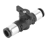 Fafeicy Válvula de Conector Neumático, Válvula Neumática de Conexión Rápida de Doble Cara Chapada en Plástico y Cobre de 6 Mm, 8 Mm, 10, 12 para Herramientas Neumáticas, Equipo Manual, Rápido (85.00)