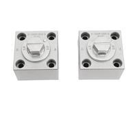 Fafeicy Válvula de Desviador de 2 Paquetes de 3 Vías, Válvula Hidráulica de Acero de Aleación para una Excavadora Pequeña, Reemplazo de Herramientas Hidráulicas