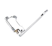 Fafeicy Válvula de Pedal de Pie Válvula de Pedal de Montaje en Piso de Control de Pie Rotación de 360 grados Rosca G1/2 Cobre Cromado para Grifo de Lavabo de Baño