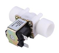 Fafeicy Válvula Solenoide Normalmente Cerrada G3/4, Válvula de Entrada de Agua Eléctrica de Plástico con Roscas de Precisión para una Conexión Segura, DC24V AC220V Opcional (AC220-240V)