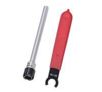 Fafeicy Varilla del Soporte de Coleta del Enrutador C8 -ER11M -100L Extensión Recta Estable y Precisa con llave: Excelente para Mecanizado de Alta Precisión 1~7 Mm Rango de Sujeción de 40cr +